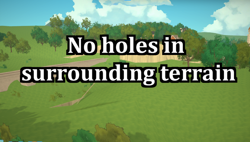 No holes in unbuildable area