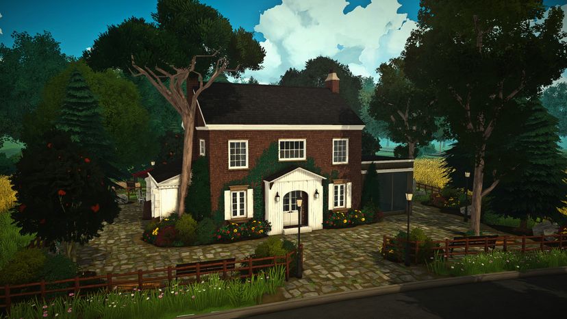 Cottage house with modern extension