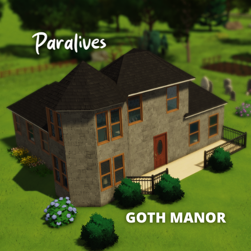 5 Sim Lane, Goth Manor [The Sims 1]
