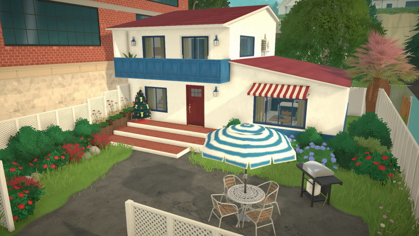 【05】Red and blue little house