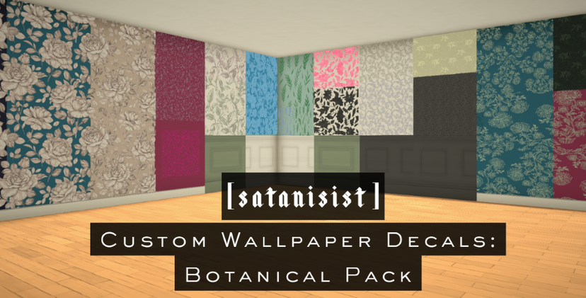 [satanisist] Wallpaper as Decals: Botanical Pack
