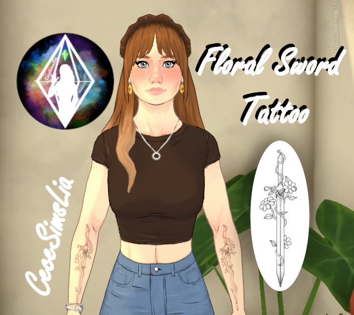 [CeceSimsLia] Sword Tattoo