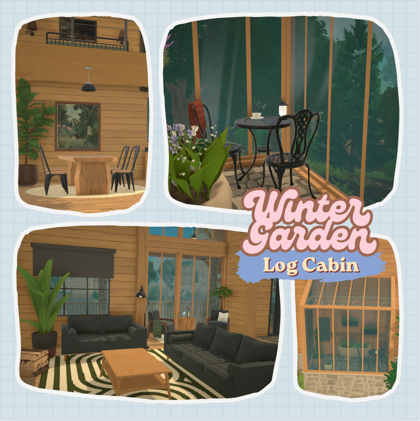 Lofted Log Cabin Starter Home | No CC No Mods