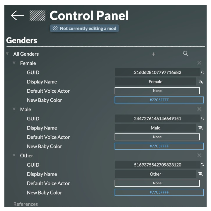Some more gender neutrality