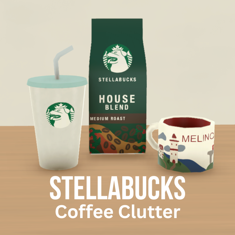 Stellabucks Coffee Clutter