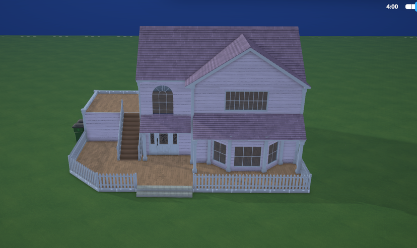 Cute double story house