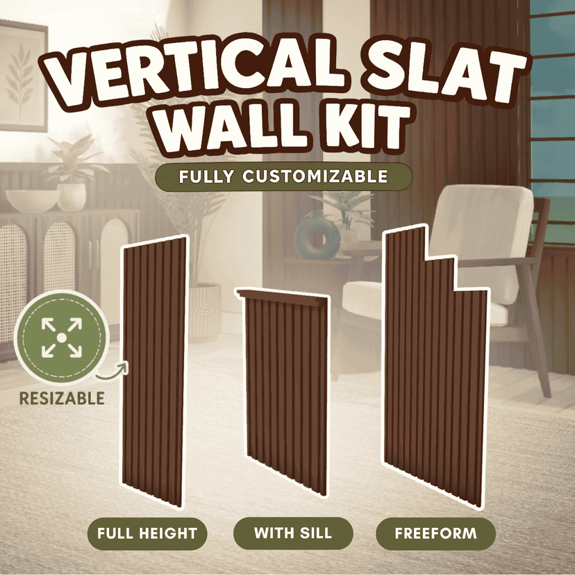 Vertical Slat Wall Kit