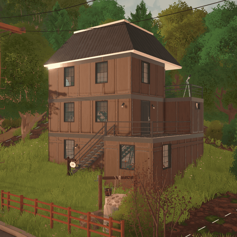 山林小屋 (Hillside Cabin)